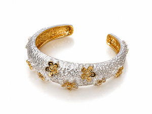 Two-Tone Daisy Cuff