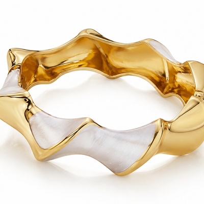 Shell Wave Bangle