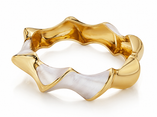 Shell Wave Bangle