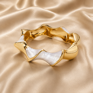 Shell Wave Bangle